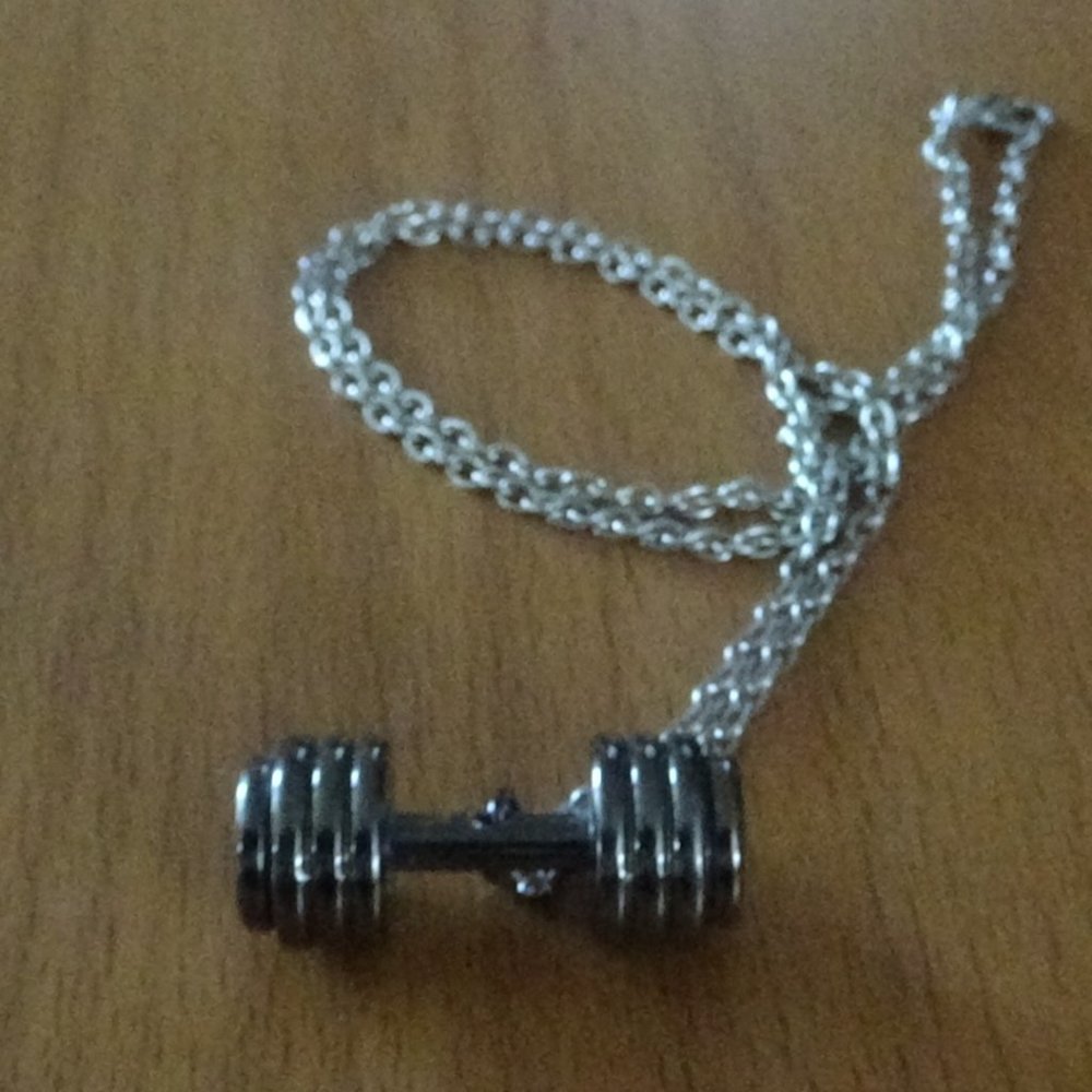 Dumbbell Necklace